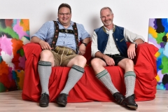 Landrat Josef Niedermaier (l.) und 1. Bürgermeister Klaus Heilinglechner (r.)