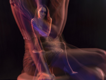 Experimentell Portrait und Lightpainting (Foto: Andy Ilmberger)