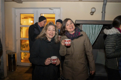 Glühwein-Umtrunk vor dem Abendessen