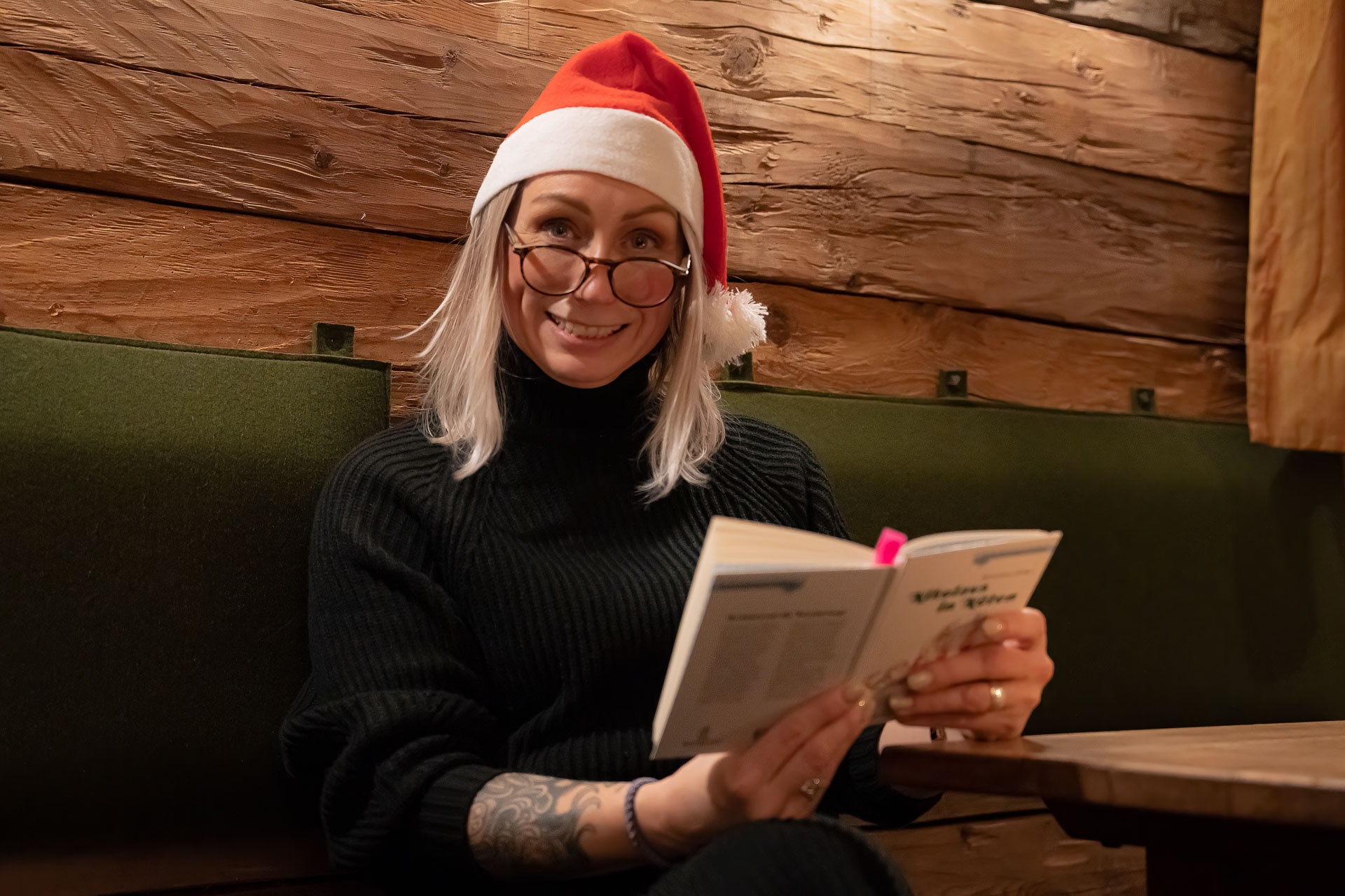 Birgit Rilk liest Weihnachtsgeschichten. © Andy Ilmberger