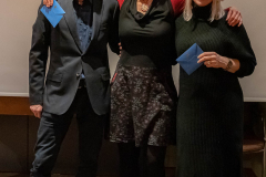 Die Fotografen des Jahres. Platz 1: Helga Orterer (mitte), Platz 2: Tom Hirschmann (links) und Platz  3: Birgit Rilk (rechts). © Andy Ilmberger