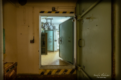 Führungs-Bunker aus der DDR-Zeit: In der Schleuse, (c) Sandra Ilmberger