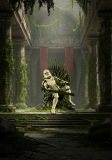 Stormtrooper findet den Eisernen Thron in einem Lost Place_2160px von Andy Ilmberger
