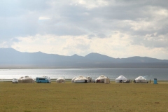 Jurten in Kirgisistan von Alois Komenda