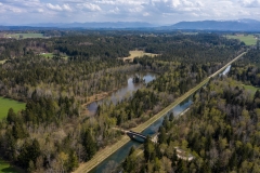 Lufbild Loisach-Isar-Kanal von Johannes Schlandt