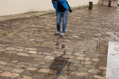 Hinter den Kulissen: Shooting im verregneten Regensburg (Foto: Klaus Rühling)