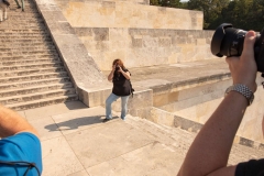 Hinter den Kulissen: Shooting auf der Walhalla (Foto: Klaus Rühling)
