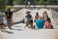 Hinter den Kulissen: Shooting auf der Walhalla (Foto: Klaus Rühling)