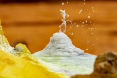 Heiße Salzquelle im Dallol (Foto: Peter Schreyer)