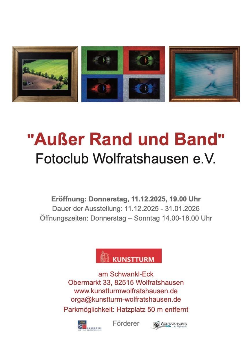 Plakat Ausstellung 2025 vom Fotoclub Wolfratshausen